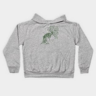 ALCES ARBORIS UNO VERIDIS Kids Hoodie